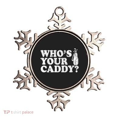 Whos Your Caddy Funny Golf Ornament