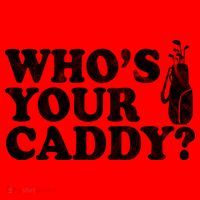 Whos Your Caddy Funny Golf Santa Hat thumb 1