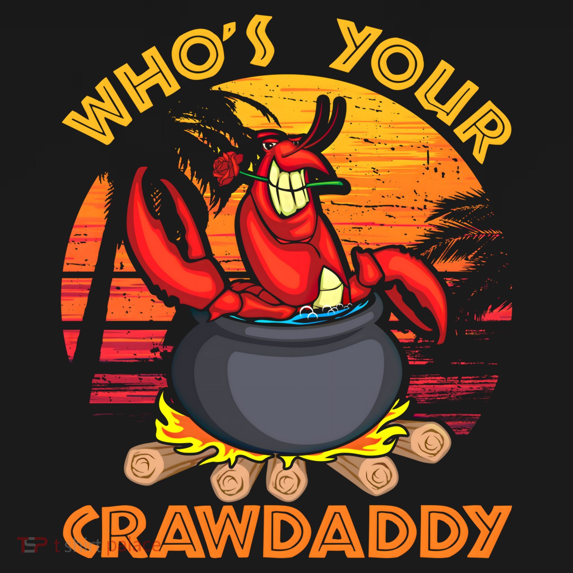 Who's Your Crawdaddy Cajun Crawfish Lobster Foodie Dad Gift Doggie Tank