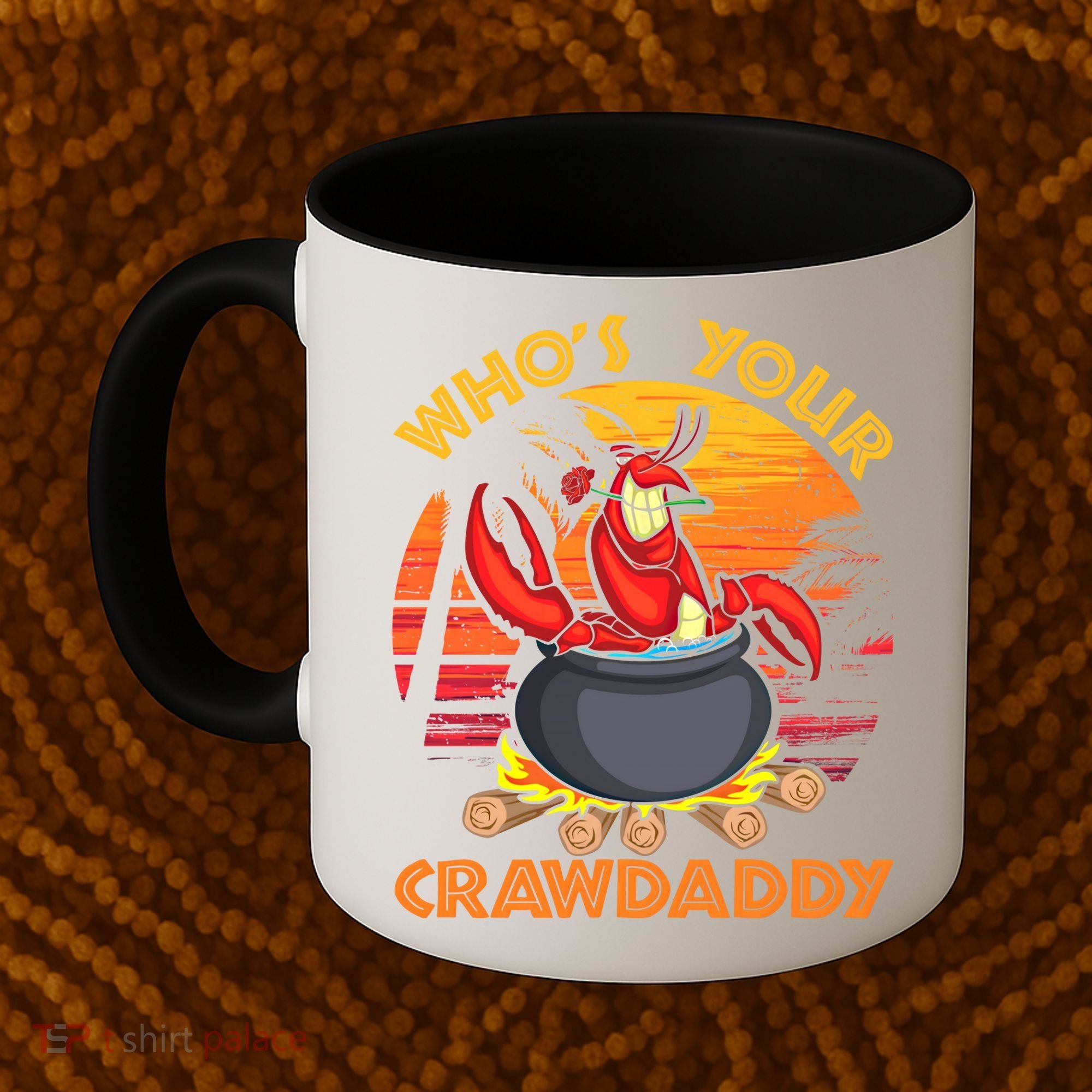 Who's Your Crawdaddy Cajun Crawfish Lobster Foodie Dad Gift Coffee Mug