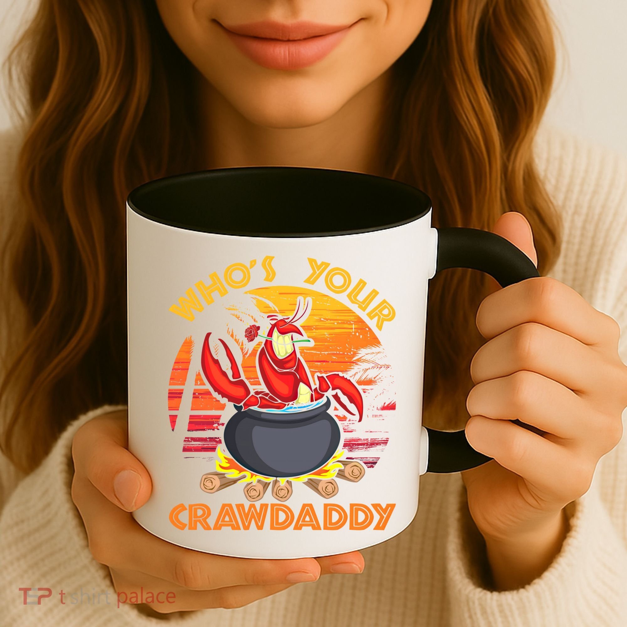 Who's Your Crawdaddy Cajun Crawfish Lobster Foodie Dad Gift Coffee Mug