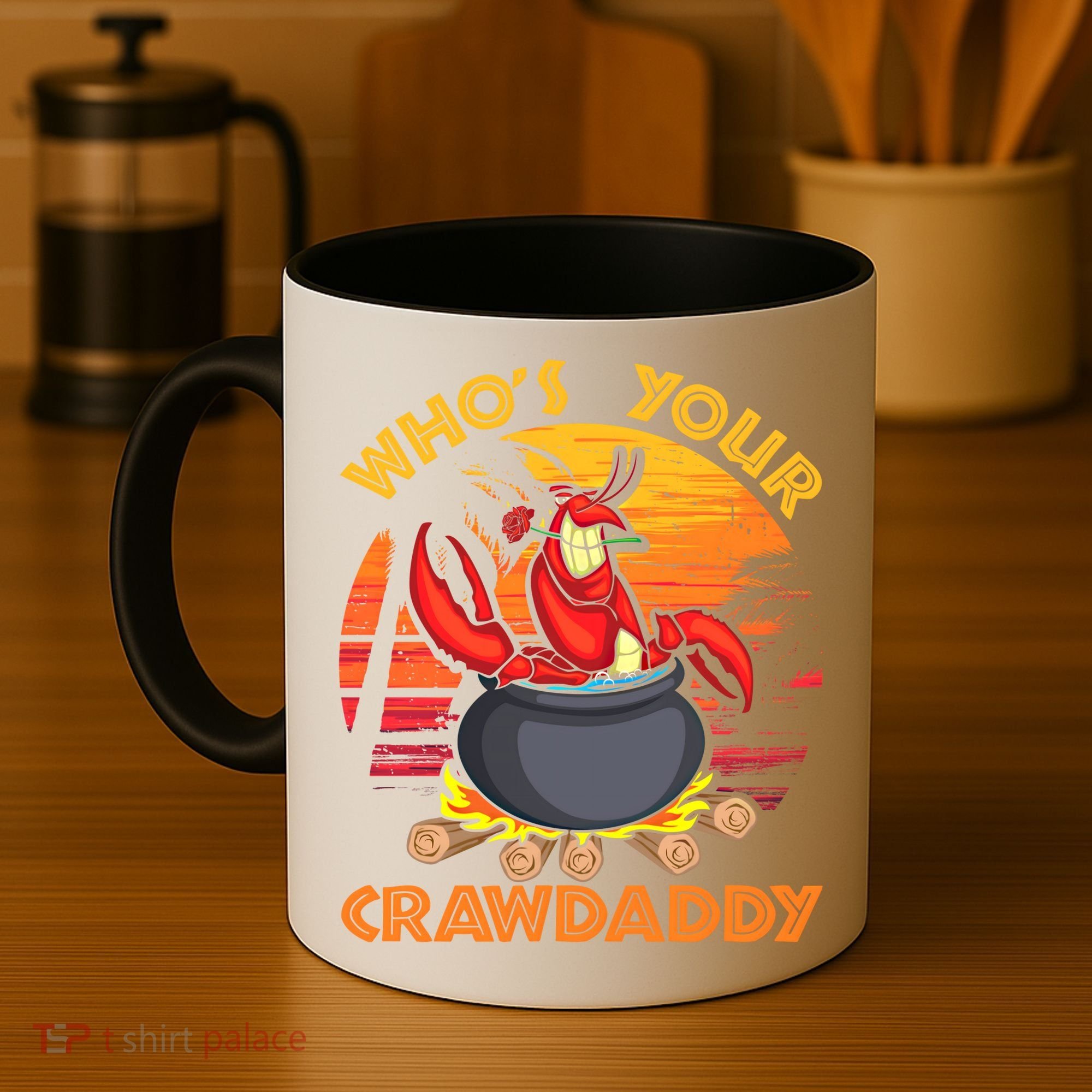 Who's Your Crawdaddy Cajun Crawfish Lobster Foodie Dad Gift Coffee Mug
