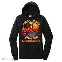 Who's Your Crawdaddy Cajun Crawfish Lobster Foodie Dad Gift Women's Hoodie thumb 0