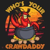 Who's Your Crawdaddy Cajun Crawfish Lobster Foodie Dad Gift Hat thumb 2