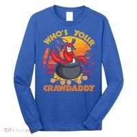 Who's Your Crawdaddy Cajun Crawfish Lobster Foodie Dad Gift Long Sleeve Shirt thumb 0