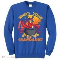 Who's Your Crawdaddy Cajun Crawfish Lobster Foodie Dad Gift Sweatshirt thumb 0