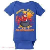 Who's Your Crawdaddy Cajun Crawfish Lobster Foodie Dad Gift Baby Bodysuit thumb 0