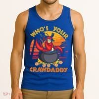 Who's Your Crawdaddy Cajun Crawfish Lobster Foodie Dad Gift Tank Top thumb 3