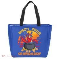 Who's Your Crawdaddy Cajun Crawfish Lobster Foodie Dad Gift Tote Bag thumb 0