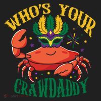 Who's Your Crawdaddy Carnival Mardi Gras Crab Mardi Gras Great Gift Women's Sweatshirt thumb 2