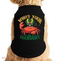 Who's Your Crawdaddy Carnival Mardi Gras Crab Mardi Gras Great Gift Doggie Tank thumb 0
