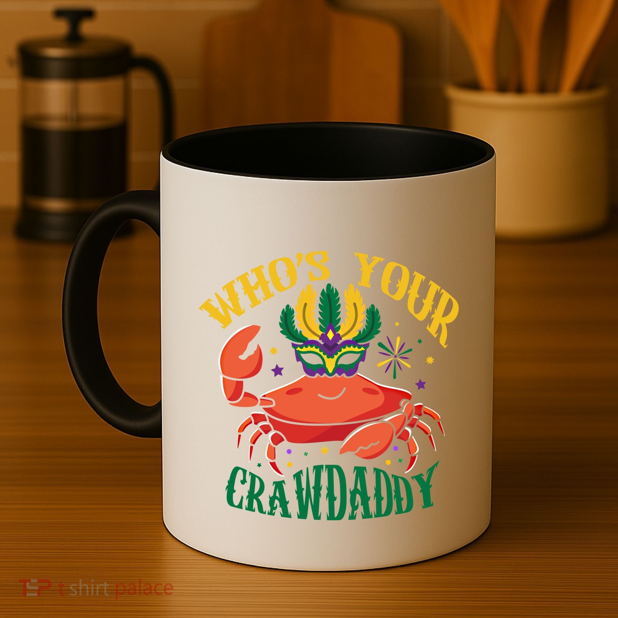 Who's Your Crawdaddy Carnival Mardi Gras Crab Mardi Gras Great Gift Coffee Mug