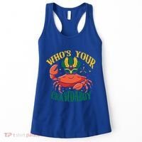 Who's Your Crawdaddy Carnival Mardi Gras Crab Mardi Gras Great Gift Women's Tank Top thumb 0