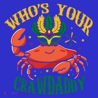 Who's Your Crawdaddy Carnival Mardi Gras Crab Mardi Gras Great Gift Women's T-Shirt thumb 6