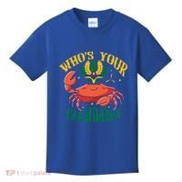 Who's Your Crawdaddy Carnival Mardi Gras Crab Mardi Gras Great Gift Kids T-Shirt thumb 0