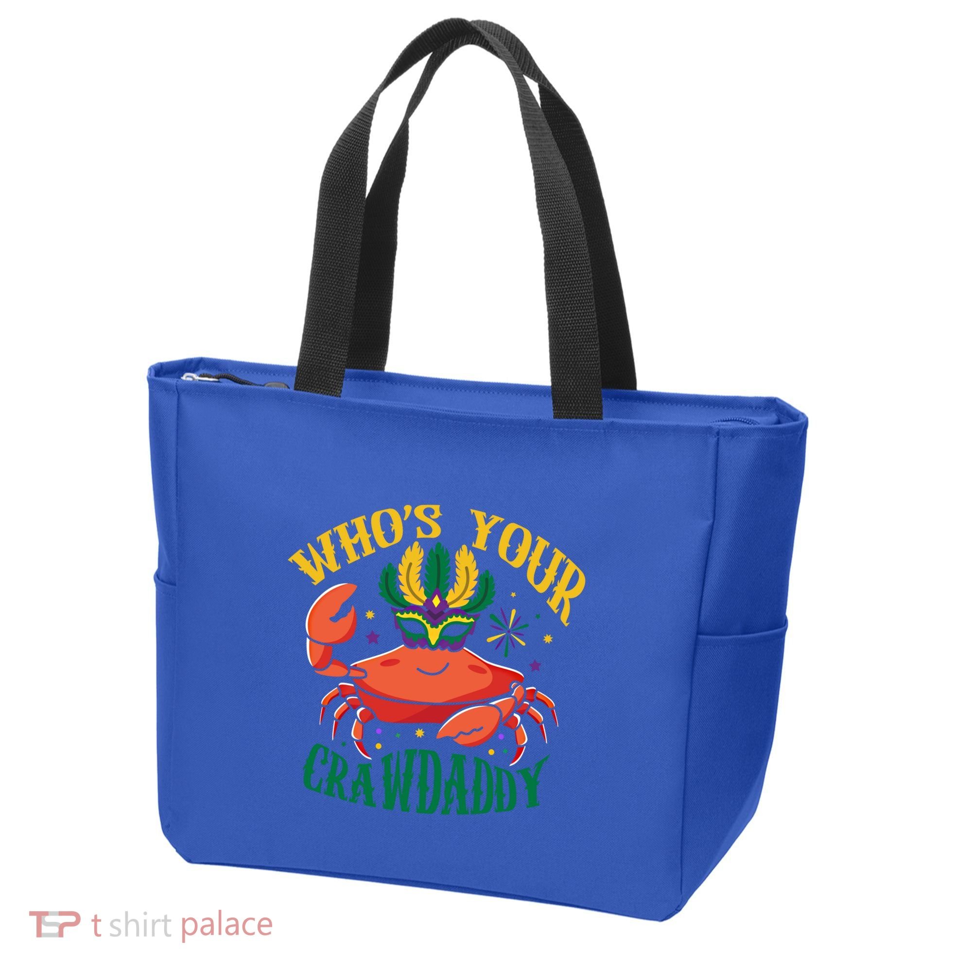Who's Your Crawdaddy Carnival Mardi Gras Crab Mardi Gras Great Gift Tote Bag