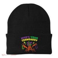 Whos Your Crawdaddy Crawfish Jester Beads Funny Mardi Gras Beanie thumb 0