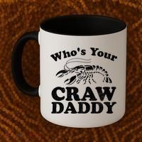 Who's Your Crawdaddy Funny Crawfish Boil Mardi Gras Cajun Cute Gift Coffee Mug thumb 2