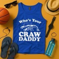 Who's Your Crawdaddy Funny Crawfish Boil Mardi Gras Cajun Cute Gift Tank Top thumb 4