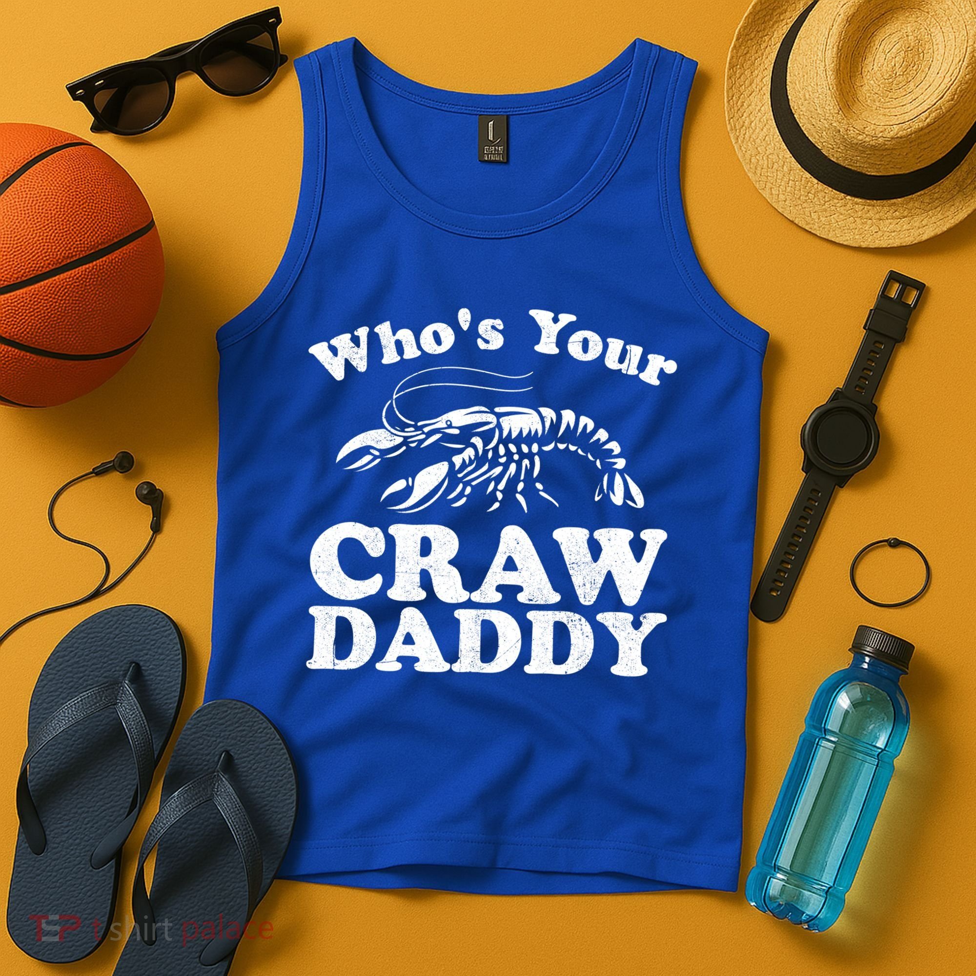 Who's Your Crawdaddy Funny Crawfish Boil Mardi Gras Cajun Cute Gift Tank Top
