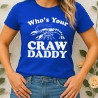 Who's Your Crawdaddy Funny Crawfish Boil Mardi Gras Cajun Cute Gift Women's T-Shirt thumb 2