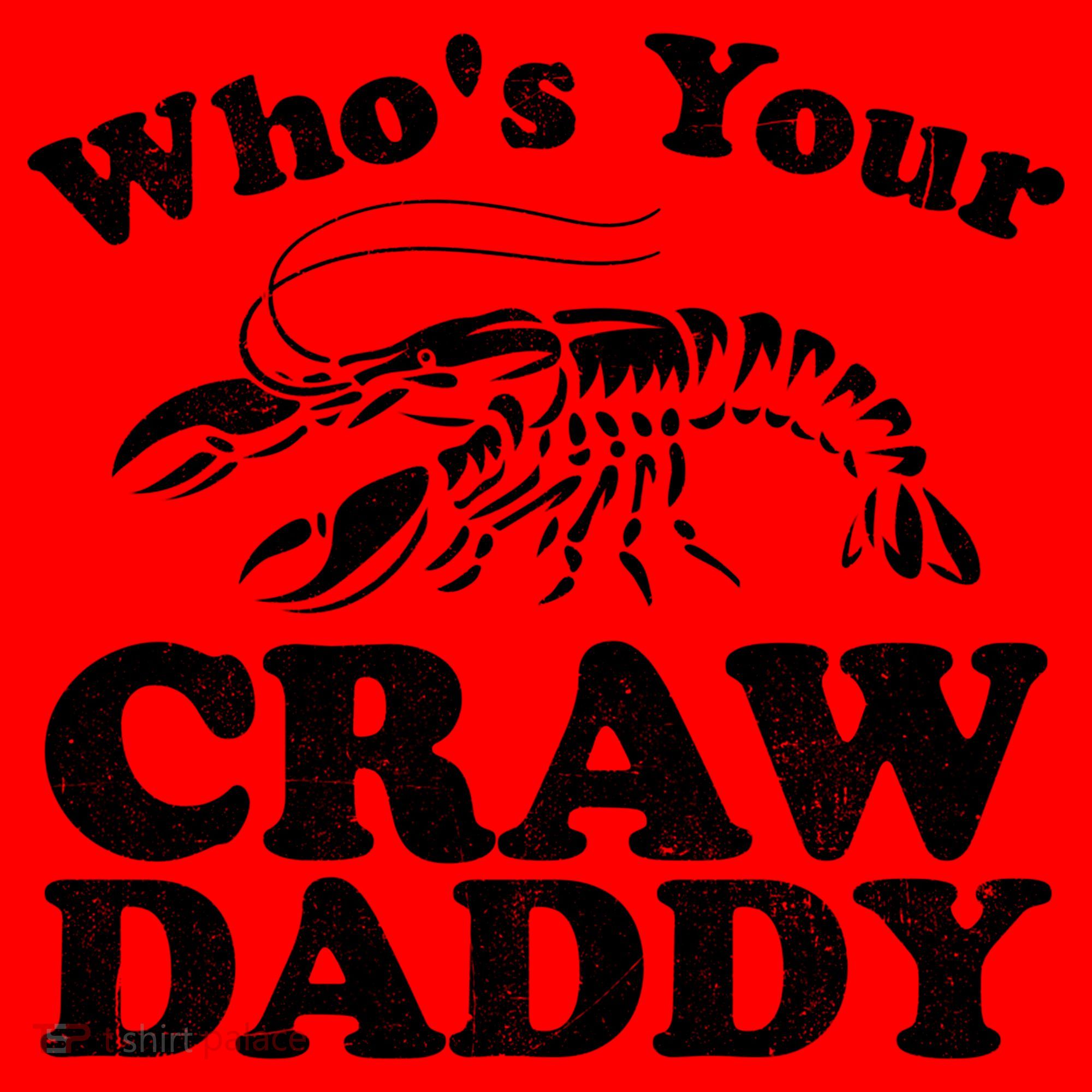 Who's Your Crawdaddy Funny Crawfish Boil Mardi Gras Cajun Cute Gift Santa Hat