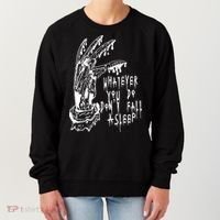 Whatever You Do Don't Fall Asleep Nightmare Horror Freddy Hand Halloween Costume Women's Sweatshirt thumb 0