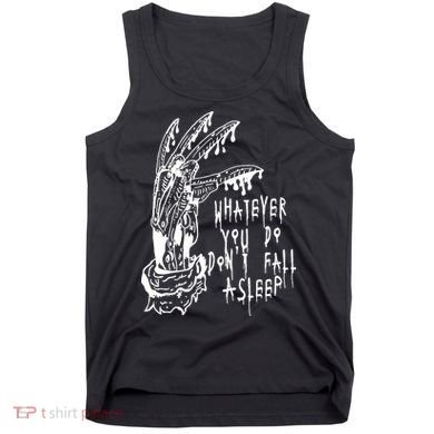 Whatever You Do Don't Fall Asleep Nightmare Horror Freddy Hand Halloween Costume Tank Top