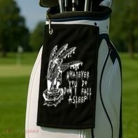 Whatever You Do Don't Fall Asleep Nightmare Horror Freddy Hand Halloween Costume Golf Towel thumb 2