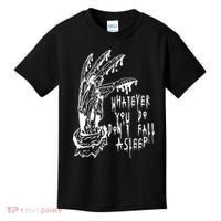 Whatever You Do Don't Fall Asleep Nightmare Horror Freddy Hand Halloween Costume Kids T-Shirt thumb 0