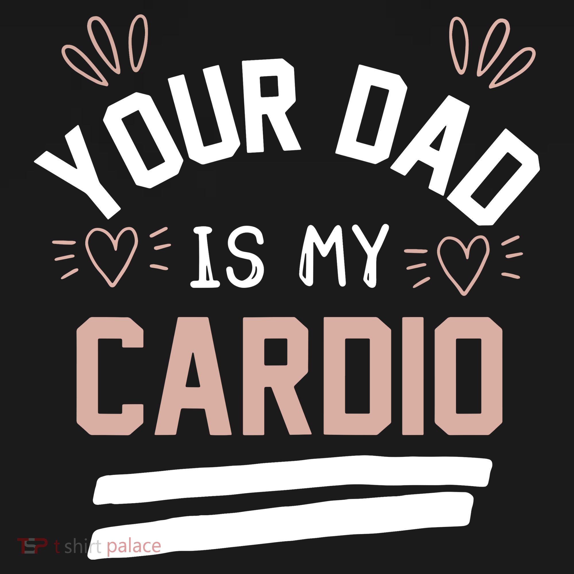 Womens YOUR DAD IS MY CARDIO Mousepad