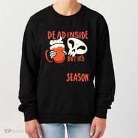 When You're Dead Inside Pumpkin Season Women's Sweatshirt thumb 0