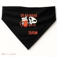 When You're Dead Inside Pumpkin Season USA-Made Doggie Bandana thumb 0