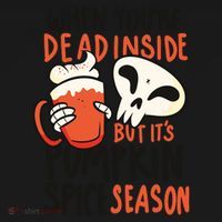 When You're Dead Inside Pumpkin Season Apron thumb 3