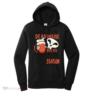 When You're Dead Inside Pumpkin Season Women's Hoodie