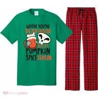 When You're Dead Inside Pumpkin Season Pajama Set thumb 0