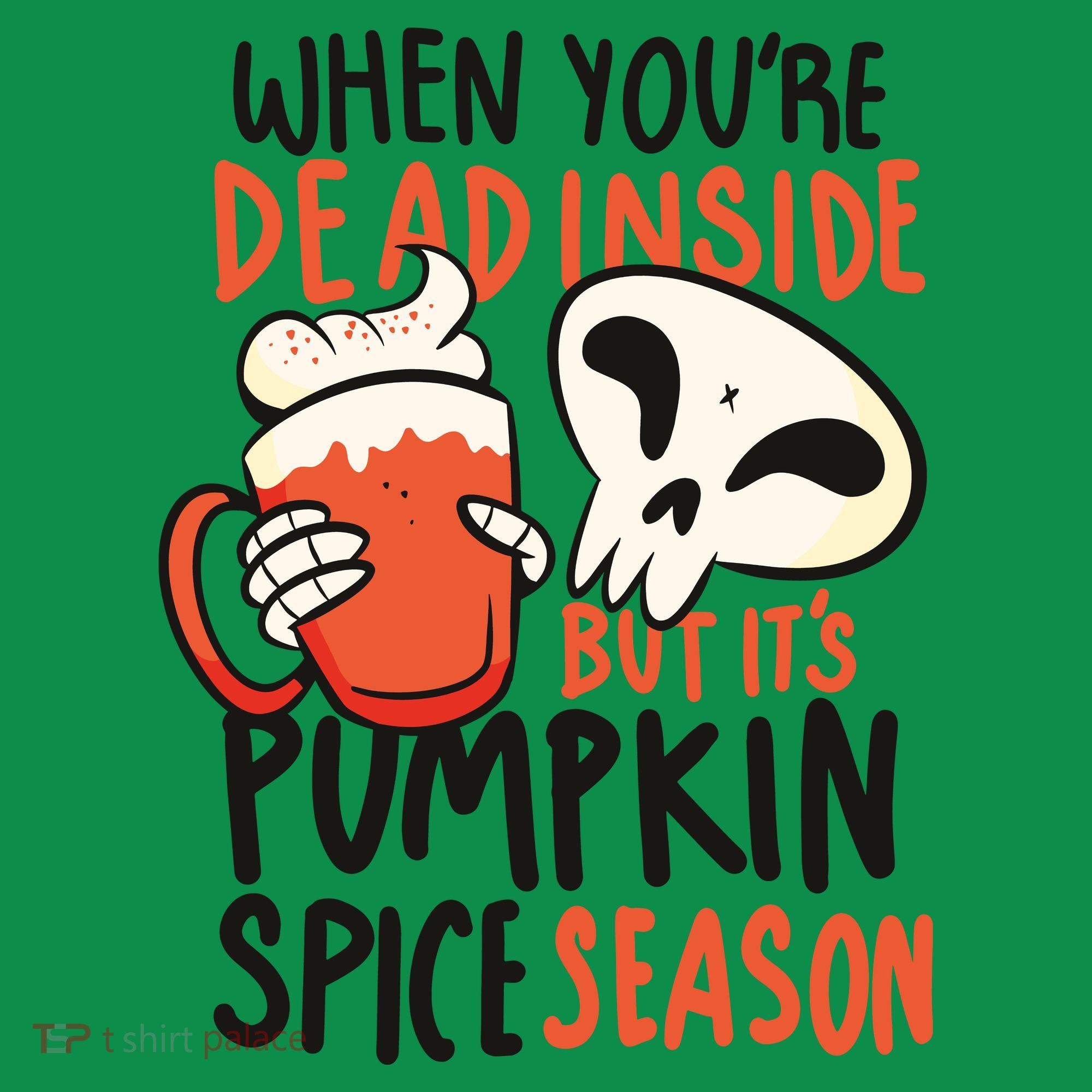 When You're Dead Inside Pumpkin Season Ornament