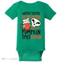 When You're Dead Inside Pumpkin Season Baby Bodysuit thumb 0