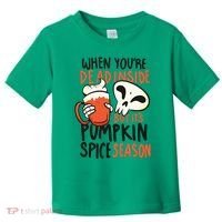 When You're Dead Inside Pumpkin Season Toddler T-Shirt thumb 0