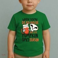 When You're Dead Inside Pumpkin Season Toddler T-Shirt thumb 2