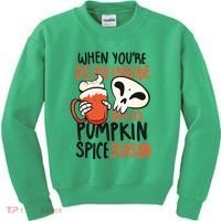 When You're Dead Inside Pumpkin Season Kids Sweatshirt thumb 0