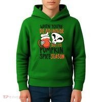 When You're Dead Inside Pumpkin Season Kids Hoodie thumb 4