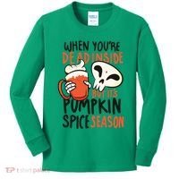 When You're Dead Inside Pumpkin Season Kids Long Sleeve Shirt thumb 0