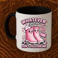 Whatever You Do Don't Fall For Me RN PCT CNA Nurse Valentine Coffee Mug thumb 2