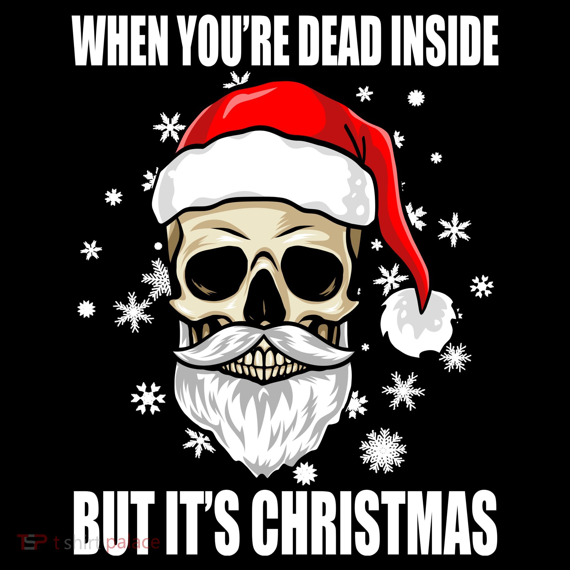 When Youre Dead Inside But Its Christmas Funny Skeleton Women's Hoodie
