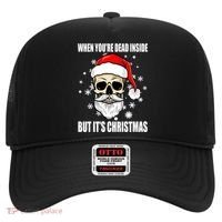 When Youre Dead Inside But Its Christmas Funny Skeleton Hat thumb 0