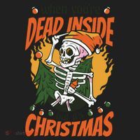 When You're Dead Inside But It's Christmas Women's Sweatshirt thumb 2