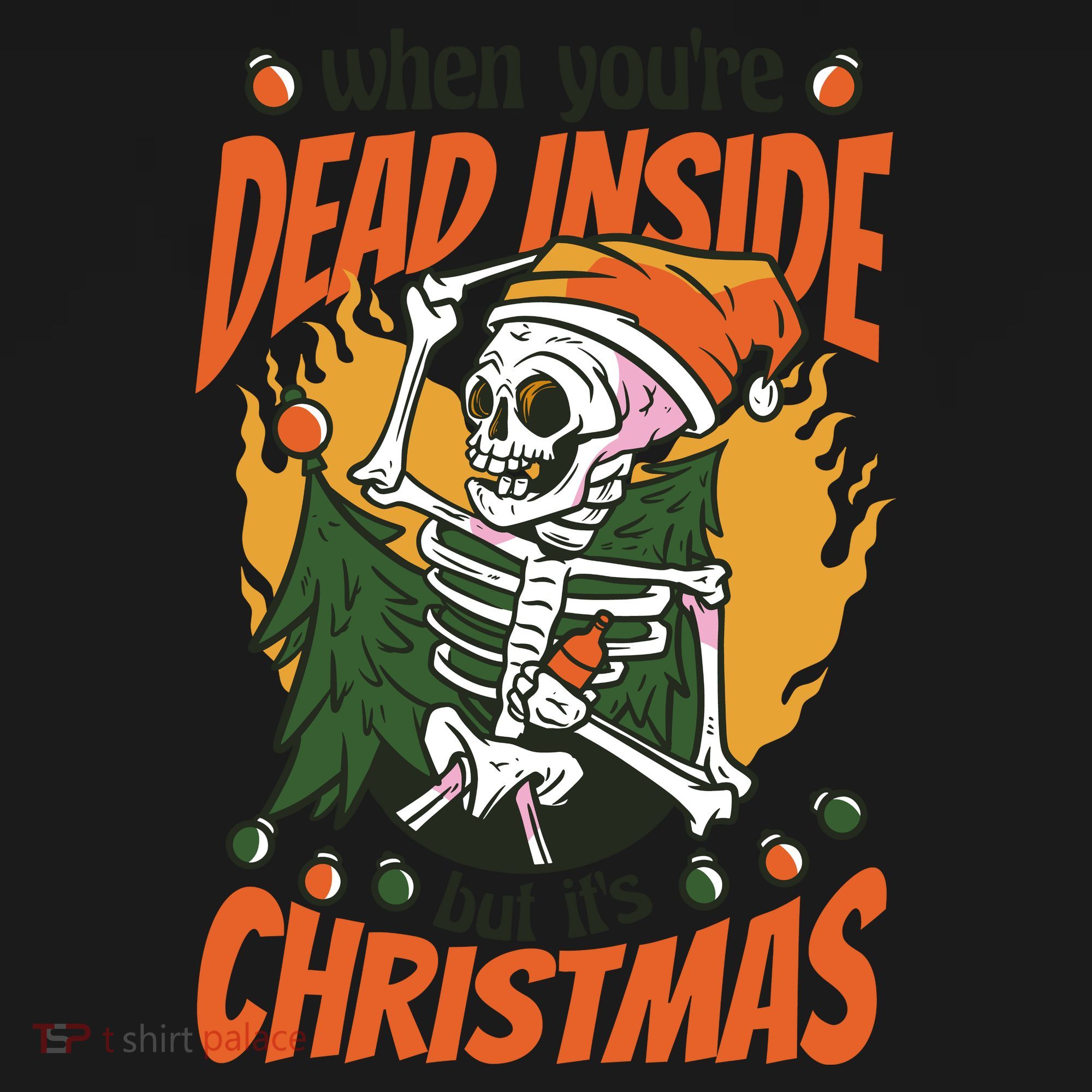 When You're Dead Inside But It's Christmas Coaster