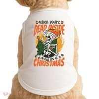 When You're Dead Inside But It's Christmas Doggie Tank thumb 0