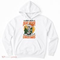 When You're Dead Inside But It's Christmas Hoodie thumb 0
